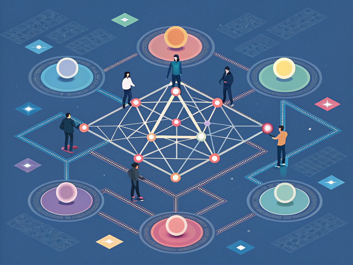 Atom AI Project Illustration